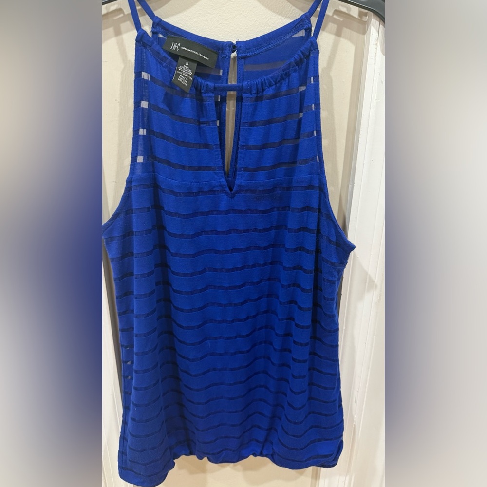 INC International Concepts Royal Blue Top